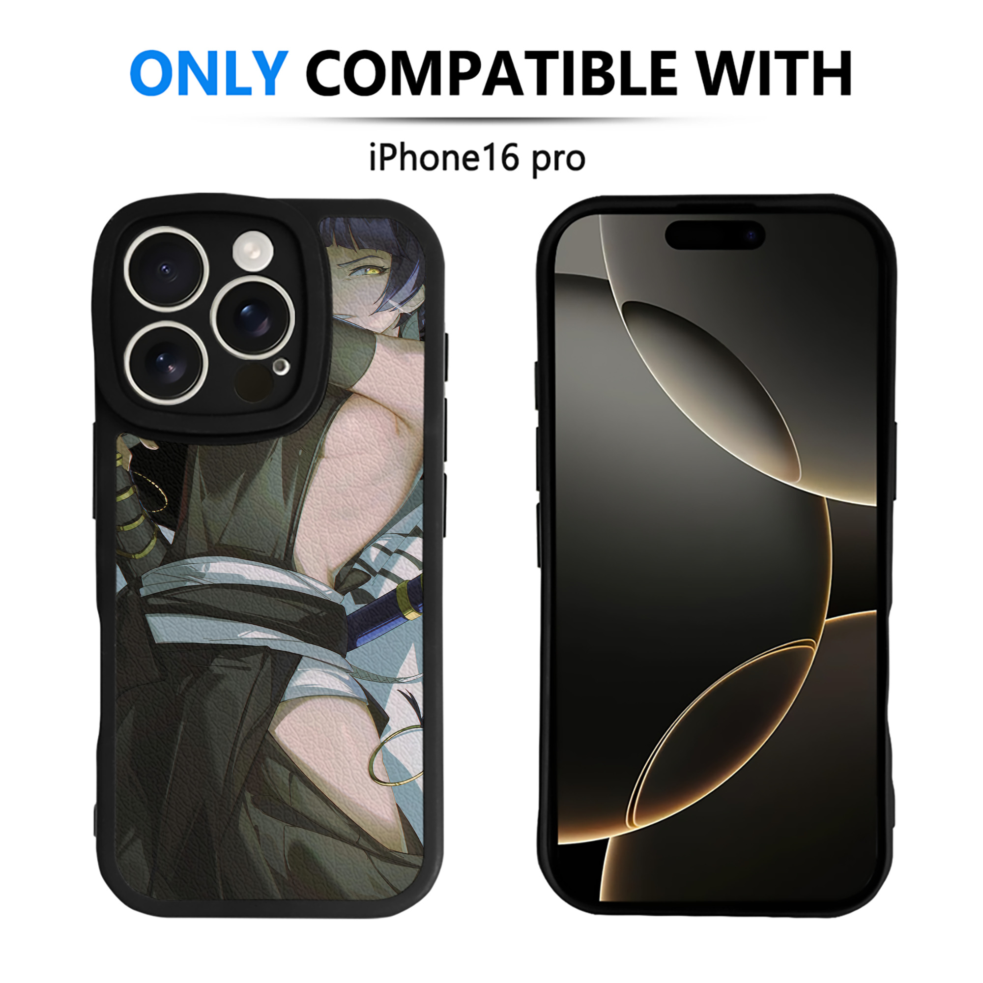 （画像用） ブリーチ BLEACH 【iPhone 16シリーズ対応】シリコンスマホケース（レザー調） 材質：シリコン
